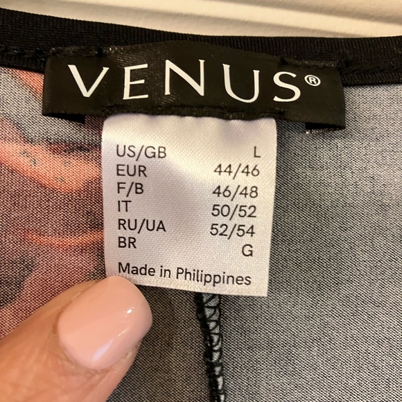 Venus black floral dress - Picture 5 of 6